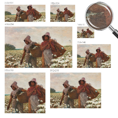 Fototapet soveværelse Arbejder i marken