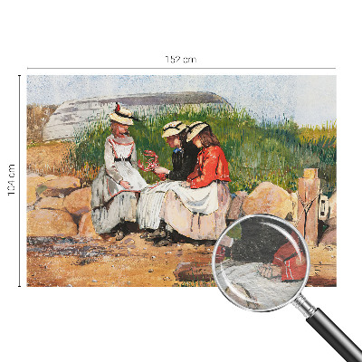 Fotovæg stue Sommerferie