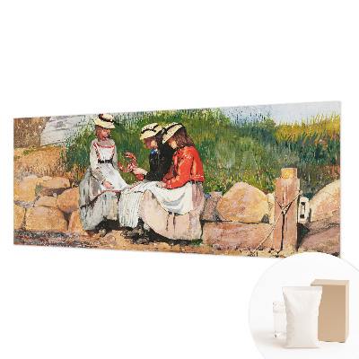 Fotovæg stue Sommerferie