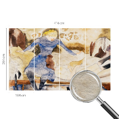 Fototapet på mål Feminin fred