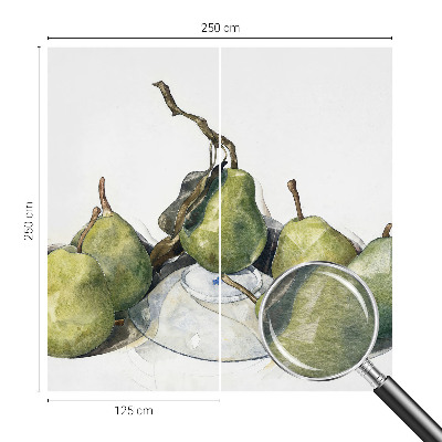 Modern fototapet Akvarelpærer