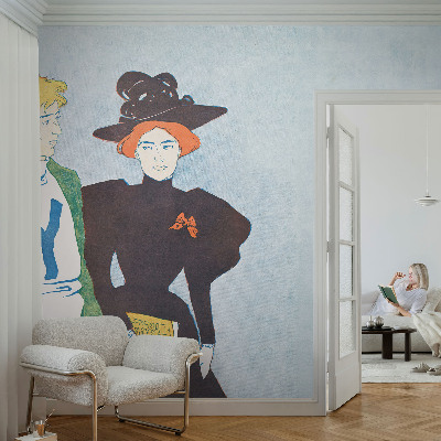 Stor fototapet Retrostil