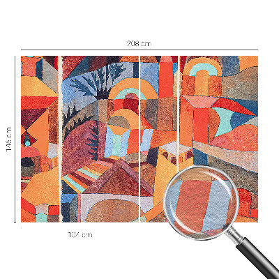 Fototapet Farverig mosaik