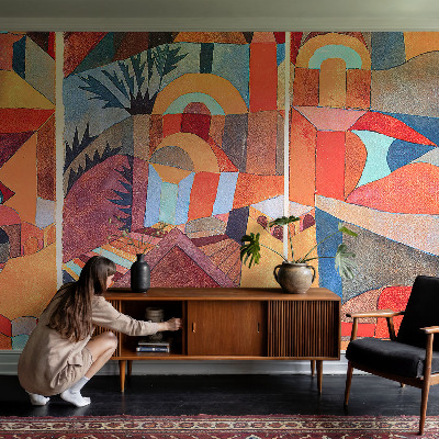 Fototapet Farverig mosaik