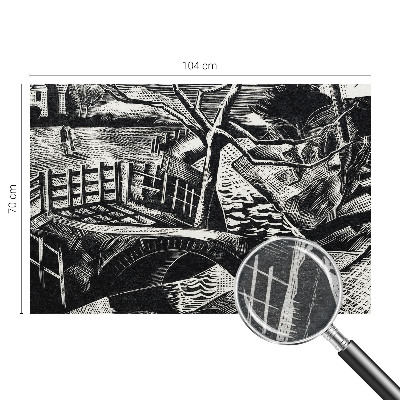 3D fototapet Arkitektonisk landskab