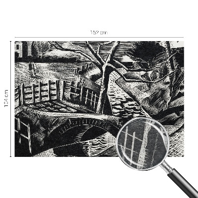 3D fototapet Arkitektonisk landskab