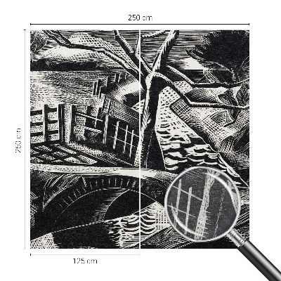 3D fototapet Arkitektonisk landskab