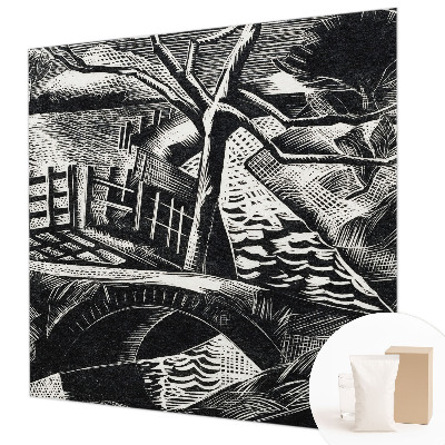 3D fototapet Arkitektonisk landskab