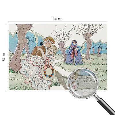 Foto tapet Romantisk scene