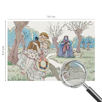 Foto tapet Romantisk scene