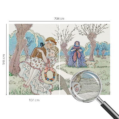 Foto tapet Romantisk scene