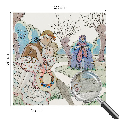 Foto tapet Romantisk scene