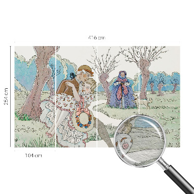 Foto tapet Romantisk scene