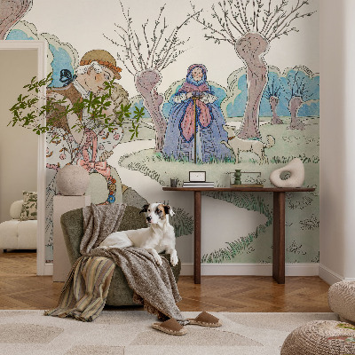 Foto tapet Romantisk scene