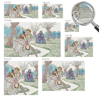 Foto tapet Romantisk scene