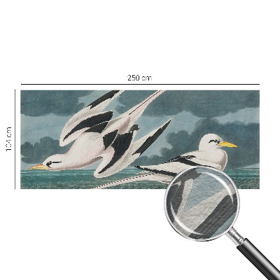 Non-woven fototapet med motiv af fugle ved havet