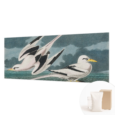 Non-woven fototapet med motiv af fugle ved havet