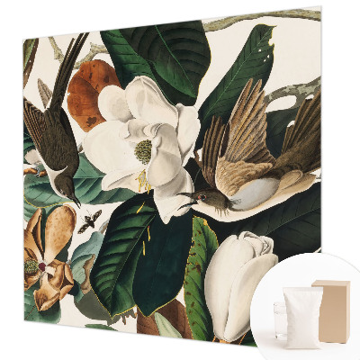 Fotovæg Fugle magnolier