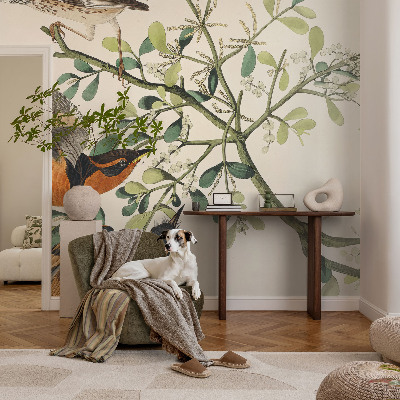 Væg tapet Farverige fugle