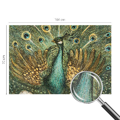 Tapet væg Majestætisk påfugl