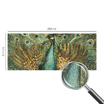 Tapet væg Majestætisk påfugl