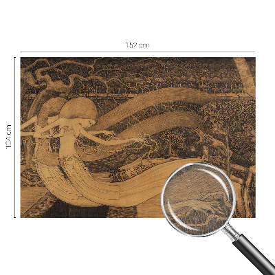 Fototapet stue Surrealistiske figurer