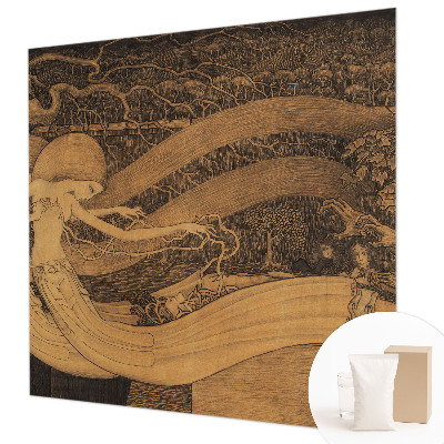 Fototapet stue Surrealistiske figurer