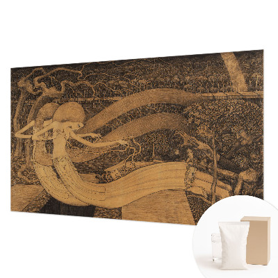 Fototapet stue Surrealistiske figurer