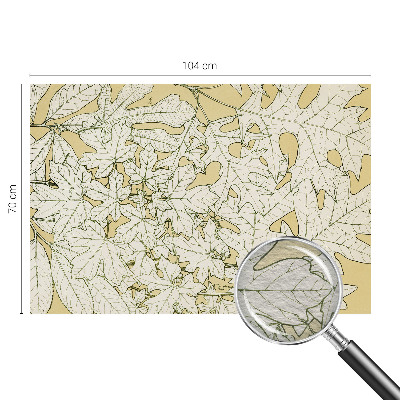 Høj kvalitet fototapet Træblade