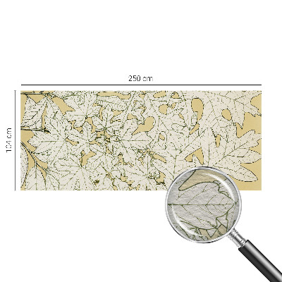 Høj kvalitet fototapet Træblade