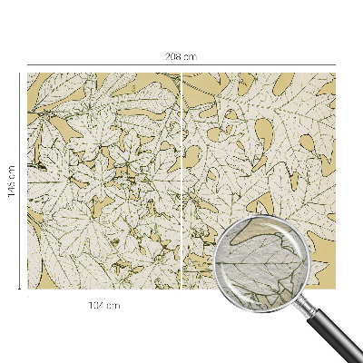 Høj kvalitet fototapet Træblade