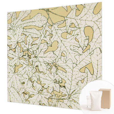 Høj kvalitet fototapet Træblade