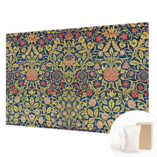 3D fototapet Blomstermønster