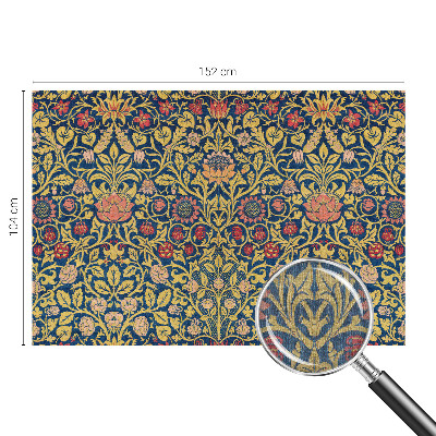 3D fototapet Blomstermønster