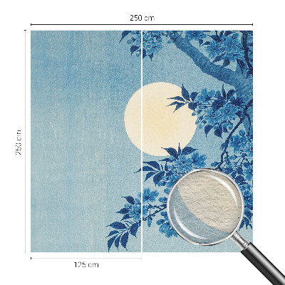 Fototapet Blomstermåne