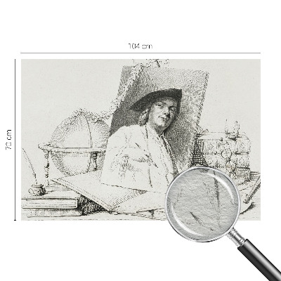 Vlies fototapet Kunstnerisk portræt