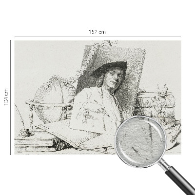 Vlies fototapet Kunstnerisk portræt