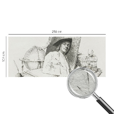 Vlies fototapet Kunstnerisk portræt