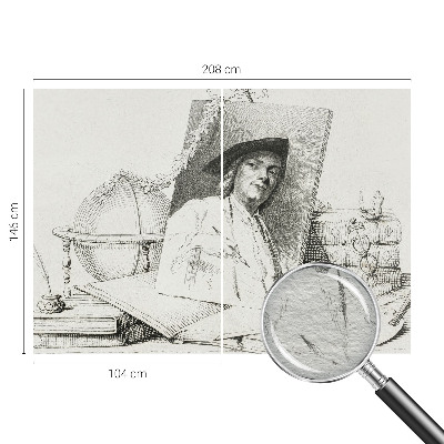 Vlies fototapet Kunstnerisk portræt