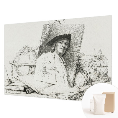 Vlies fototapet Kunstnerisk portræt