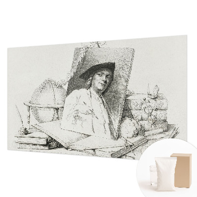 Vlies fototapet Kunstnerisk portræt