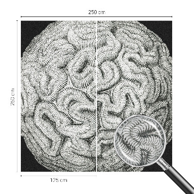 Foto tapet Sfærisk struktur