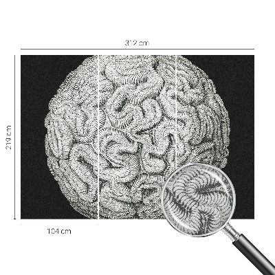 Foto tapet Sfærisk struktur