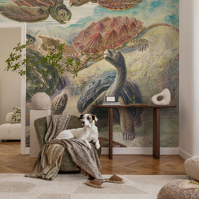 Tapet væg Skildpaddefauna