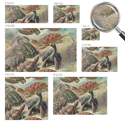 Tapet væg Skildpaddefauna