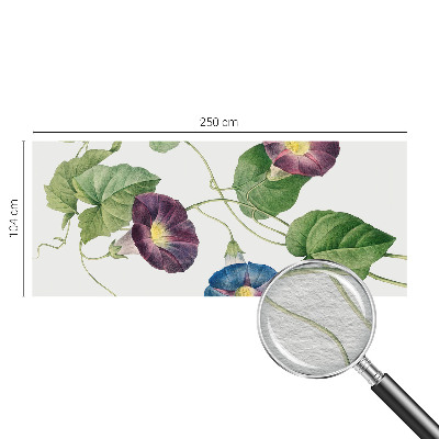 Væg tapet med floralt mønster og elegant finish