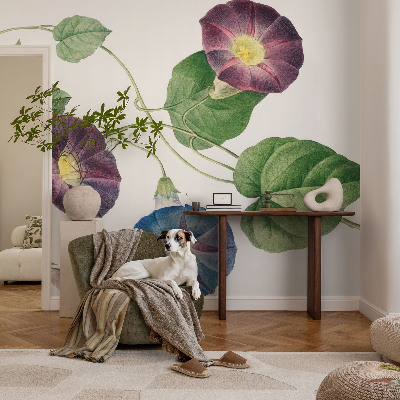 Væg tapet med floralt mønster og elegant finish