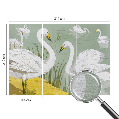 Fototapet soveværelse Svanesøen