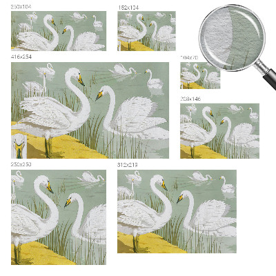 Fototapet soveværelse Svanesøen