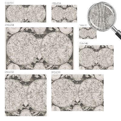 Fototapet til børn Stjernekort